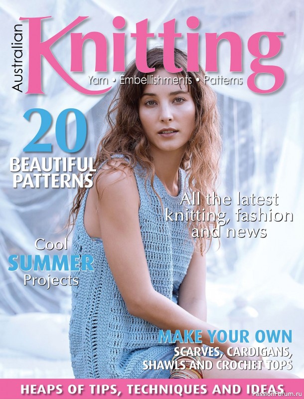 Вязаные модели спицами в журнале &laquo;Australian Knitting &ndash; Vol.17 №4 2026&raquo;