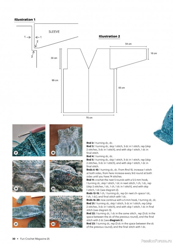 Вязаные проекты крючком в журнале «Fun Crochet Magazine №25 2025»