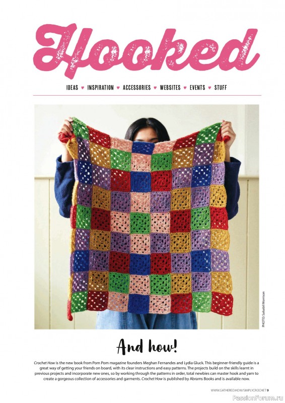 Вязаные проекты крючком в журнале «Simply Crochet №172 2026»