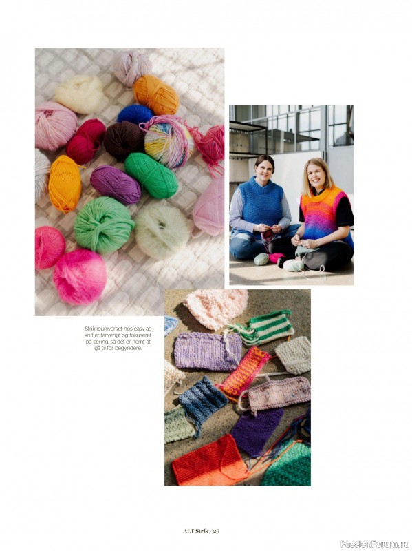 Вязаные проекты спицами в журнале &laquo;Alt for Damerne №40 2025&raquo;