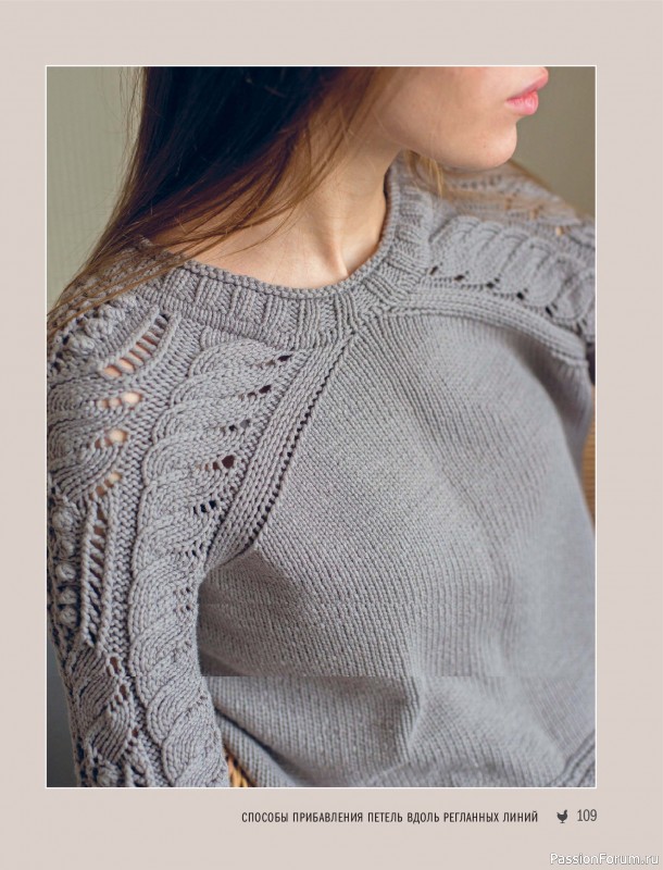 Вязаные проекты в книге &laquo;Реглан сверху&raquo;.