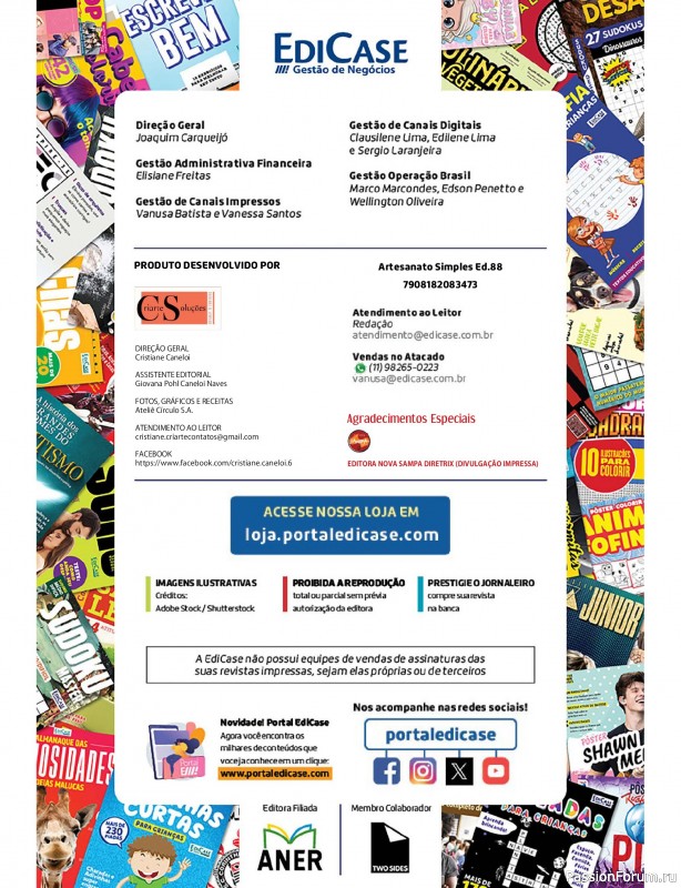 Вязаные проекты в журнале «Artesanato Simples Ed.88 2026»