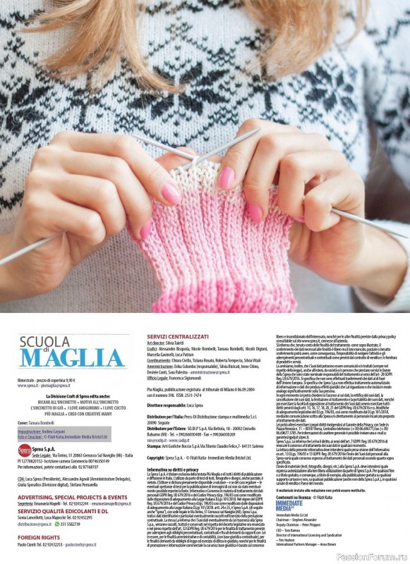 Вязаные проекты в журнале «Piu Maglia Manuale №1 2023»