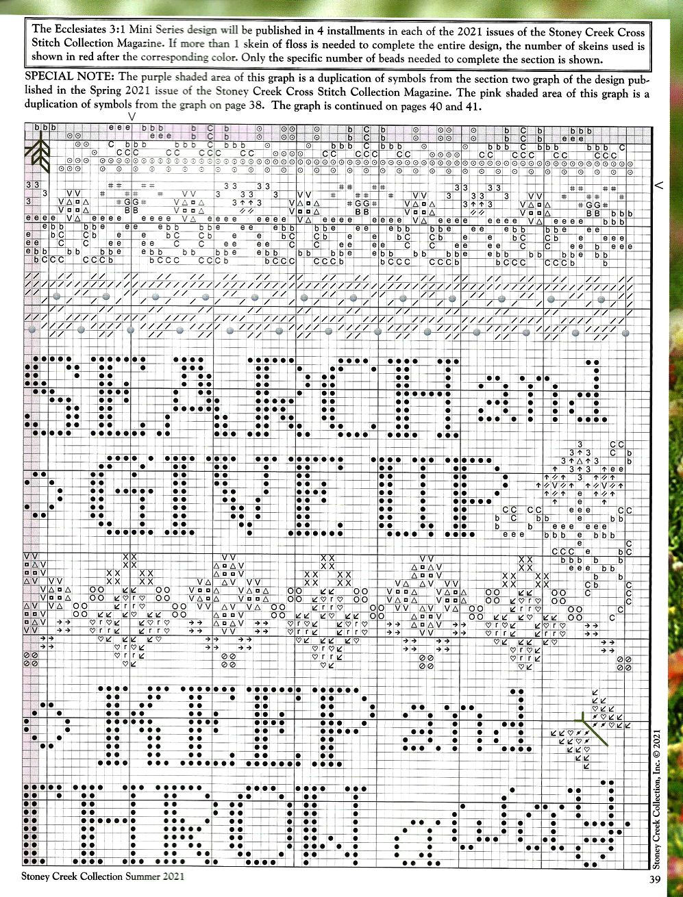 Вышивка крестом в журнале «Stoney Creek Cross Stitch Collection - Summer 2021» Вышивка крестом в журнале «Stoney Creek Cross Stitch Collection - Summer 2021»