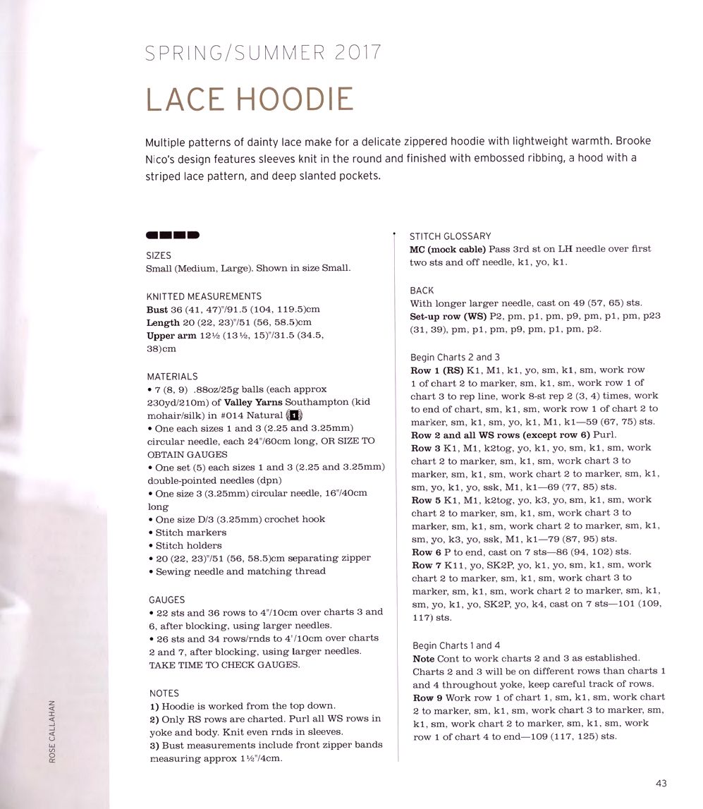 40 проектов вязания в журнале "Vogue Knitting Lace": 40 Bold & Delicate Knits 2021