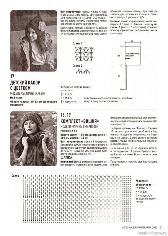 Авторские проекты в журнале «Азбука вязания №10 2022»