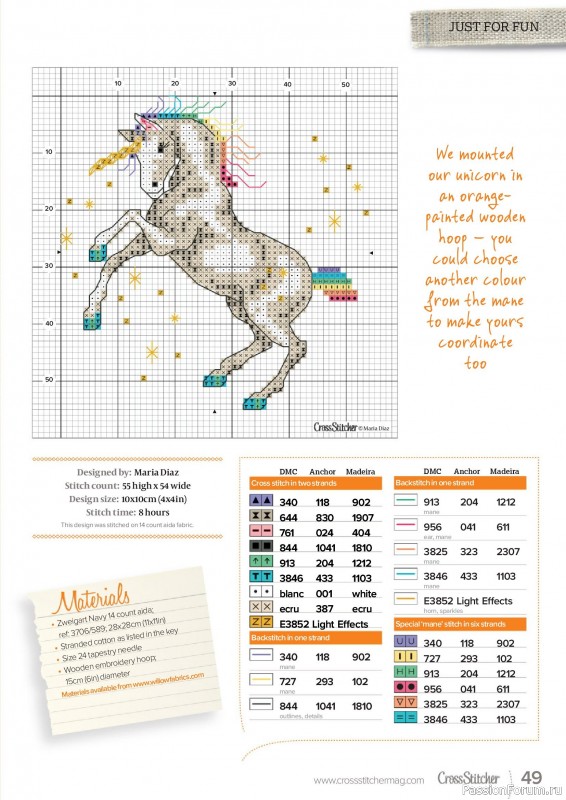 Коллекция вышивки в журнале «CrossStitcher №407 2024»