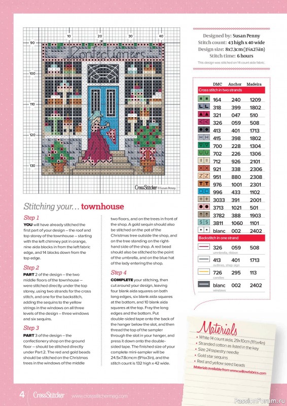 Коллекция вышивки в журнале &laquo;CrossStitcher №442 2026&raquo;