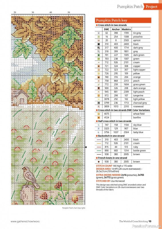 Коллекция вышивки в журнале &laquo;The World of Cross Stitching №377 2026&raquo;