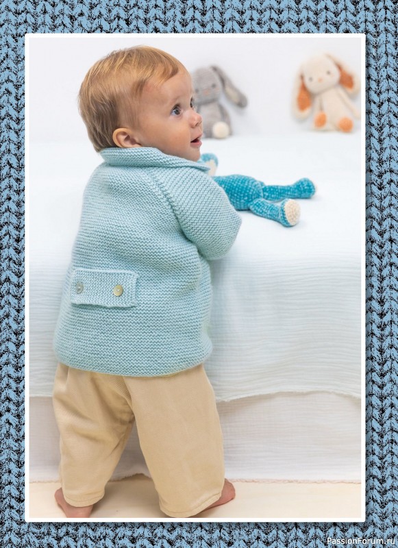 Вязаные модели для детей в журнале «Piu Maglia Bebe №4 2025»