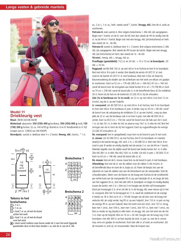 Вязаные модели в журнале «Sandra Mode №61 2023»