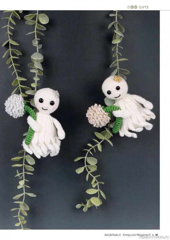 Вязаные проекты крючком в журнале «Aan de Haak Amigurumi №21 2025»