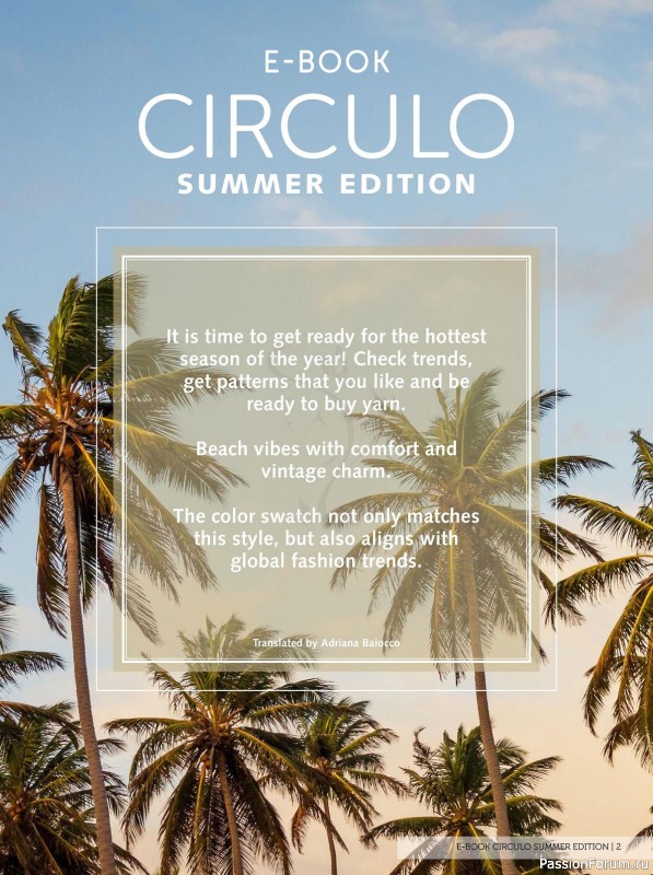 Вязаные проекты крючком в журнале «Circulo - Summer Edition»