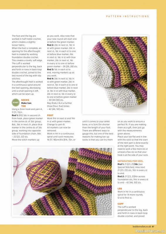 Вязаные проекты крючком в журнале «Inside Crochet №182 2025»