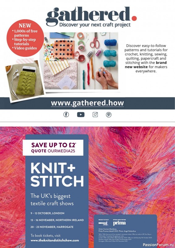 Вязаные проекты крючком в журнале «Simply Knitting №268 2025»