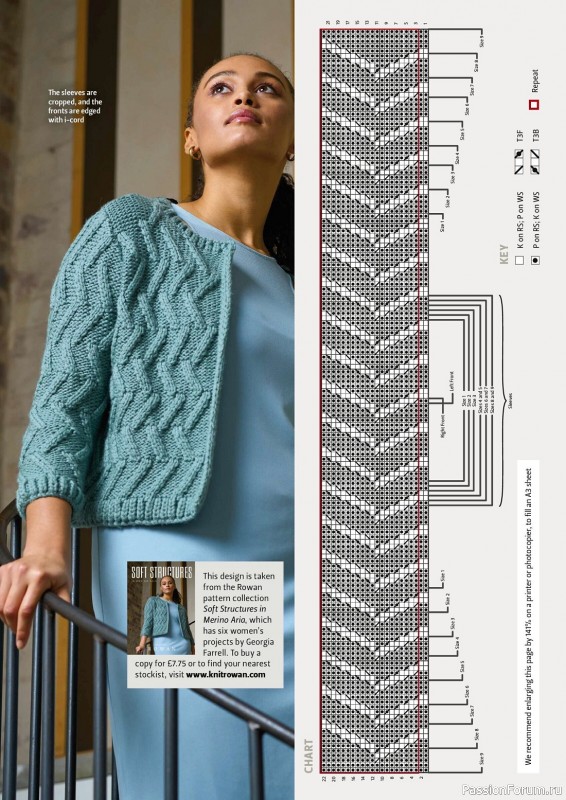 Вязаные проекты спицами в журнале «The Knitter №189 2023»