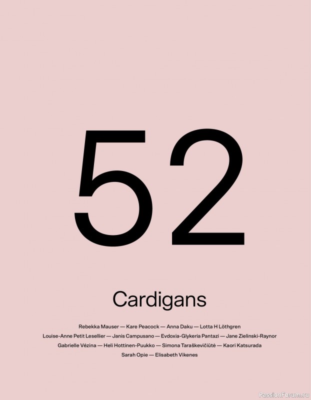 Вязаные проекты в книге &laquo;52 weeks of Sweater&raquo;. Часть 3