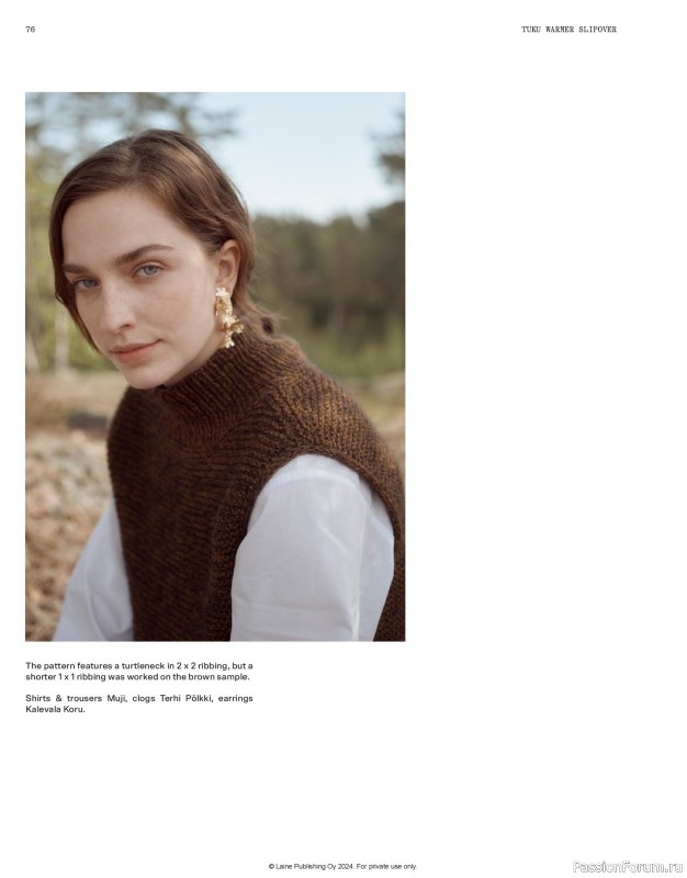 Вязаные проекты в журнале &laquo;Laine Nordic Knits 2024&raquo;