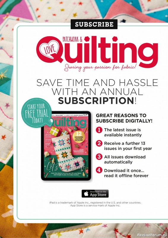 Коллекция проектов для рукодельниц в журнале «Love Patchwork & Quilting №155 2025»