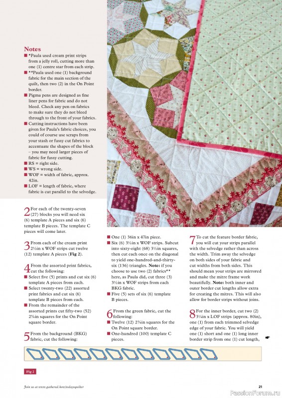 Коллекция проектов для рукодельниц в журнале «Todays Quilter №125 2025»