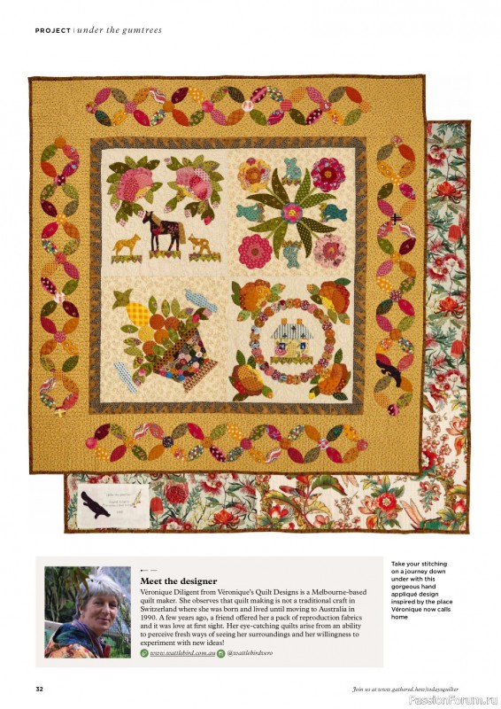 Коллекция проектов для рукодельниц в журнале «Todays Quilter №135 2025»