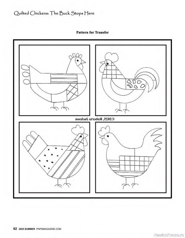 Коллекция вышивки в журнале «Punch Needle & Primitive Stitcher - Summer 2025»