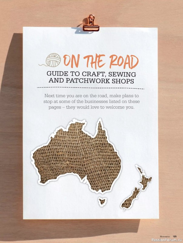 Коллекция проектов для рукодельниц в журнале «Australian Homespun - August/September 2025»