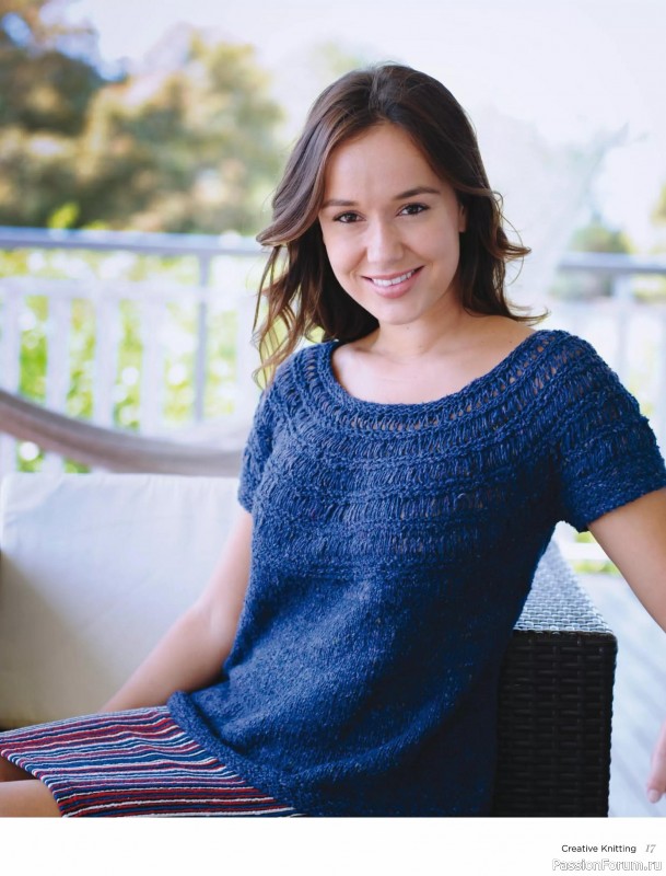 Вязаные модели спицами в журнале &laquo;Creative Knitting №91 2025&raquo;