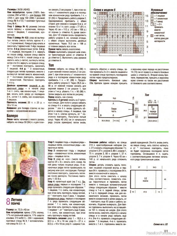 Вязаные модели в журнале «Сабрина №5 2022»