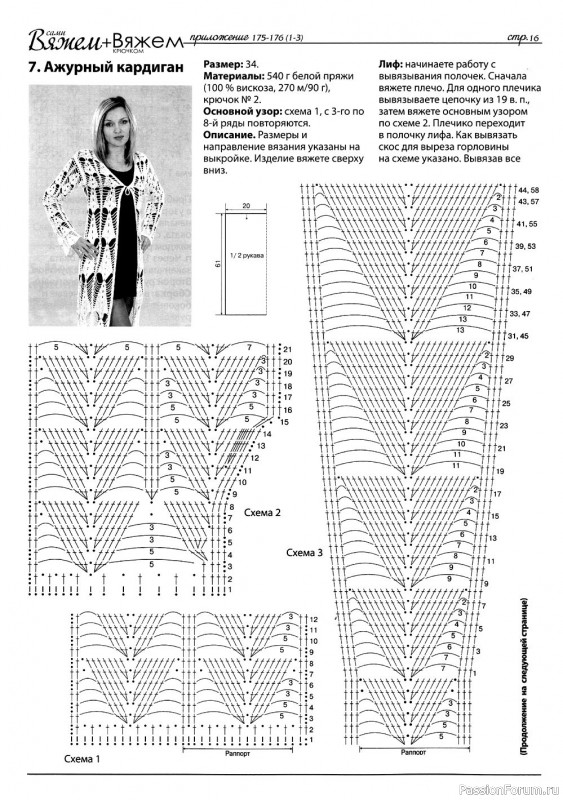 Вязаные модели в журнале «Вяжем сами №175-176 2020»