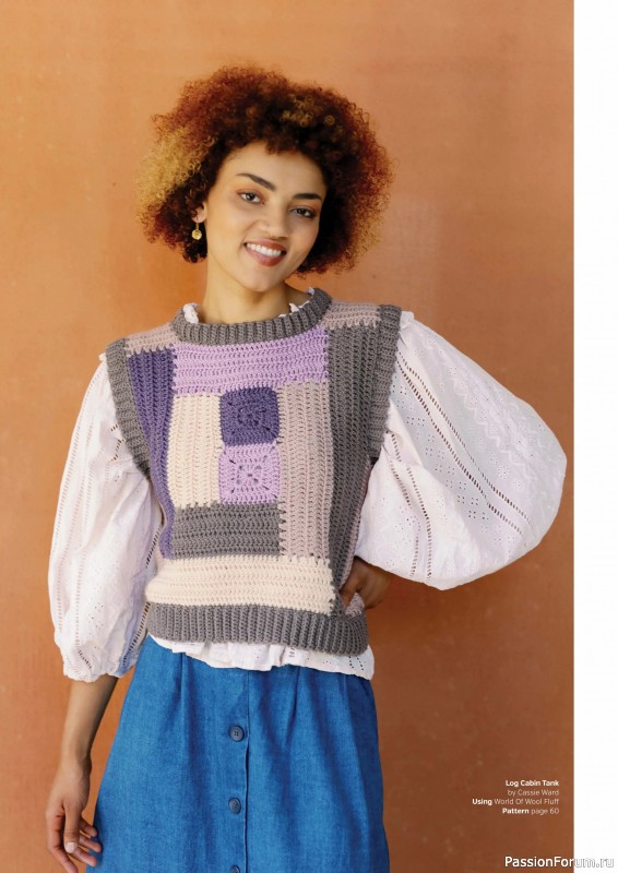 Вязаные проекты крючком в журнале «Inside Crochet №182 2025»