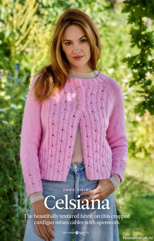 Вязаные проекты спицами в журнале «The Knitter №232 2026»