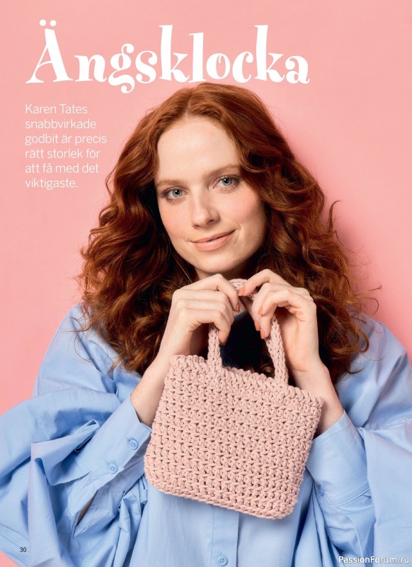 Вязаные проекты в журнале &laquo;Inspirerande handarbete - April 2026&raquo;