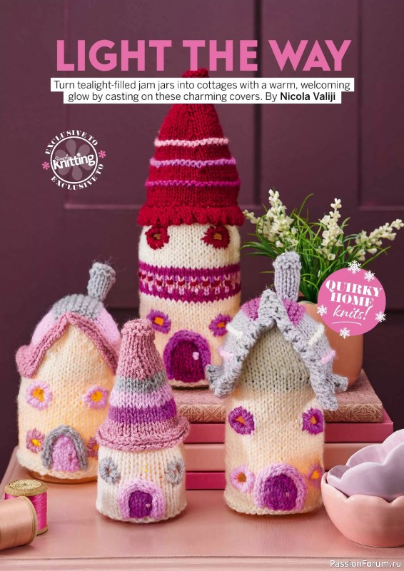 Вязаные проекты в журнале «Simply Knitting №271 2025»