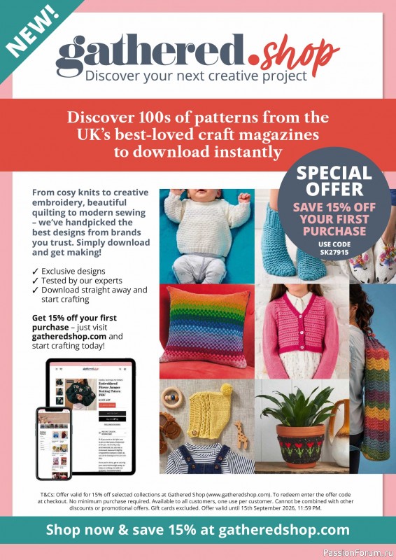 Вязаные проекты в журнале «Simply Knitting №280 2026»