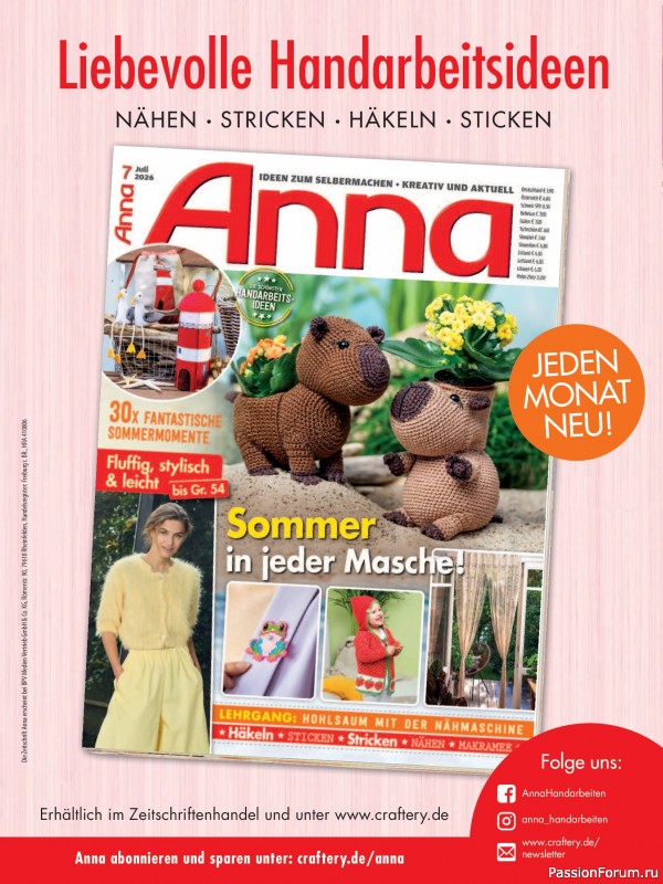 Вязаные проекты в журнале &laquo;Woolly Hugs Maschenwelt №4 2026&raquo;