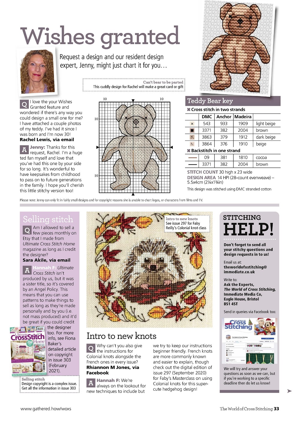 Журнал "The World of Cross Stitching №316 2022" Журнал "The World of Cross Stitching №316 2022"