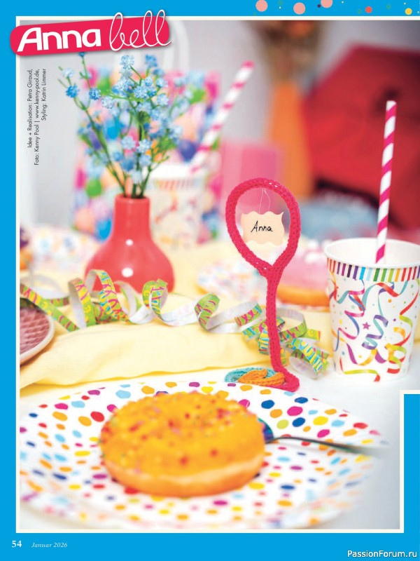 Коллекция проектов для рукодельниц в журнале «Anna Germany №1 2026»