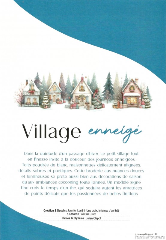 Коллекция вышивки в журнале &laquo;Creation Point de Croix №116 2026&raquo;
