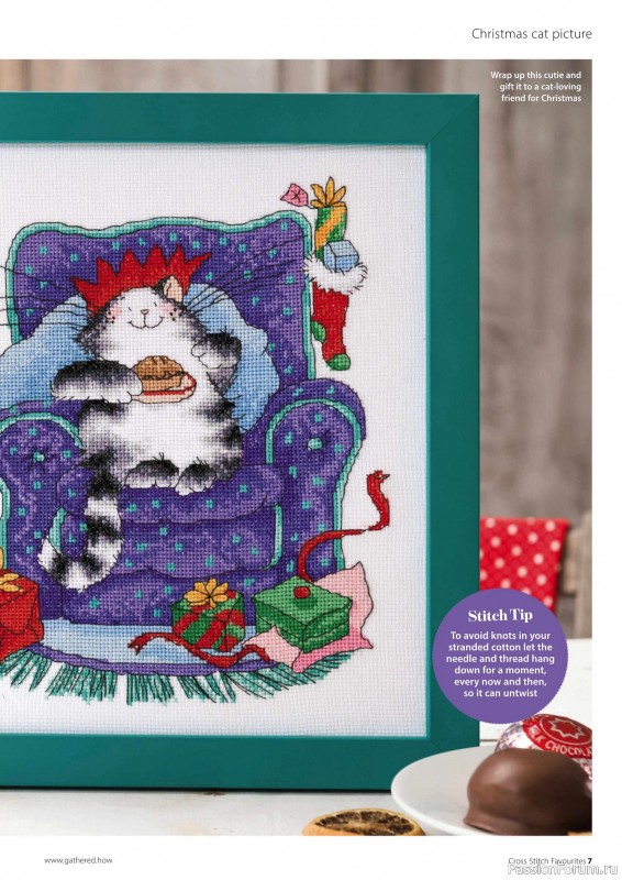Коллекция вышивки в журнале «Cross Stitch Favourites - Christmas 2025»
