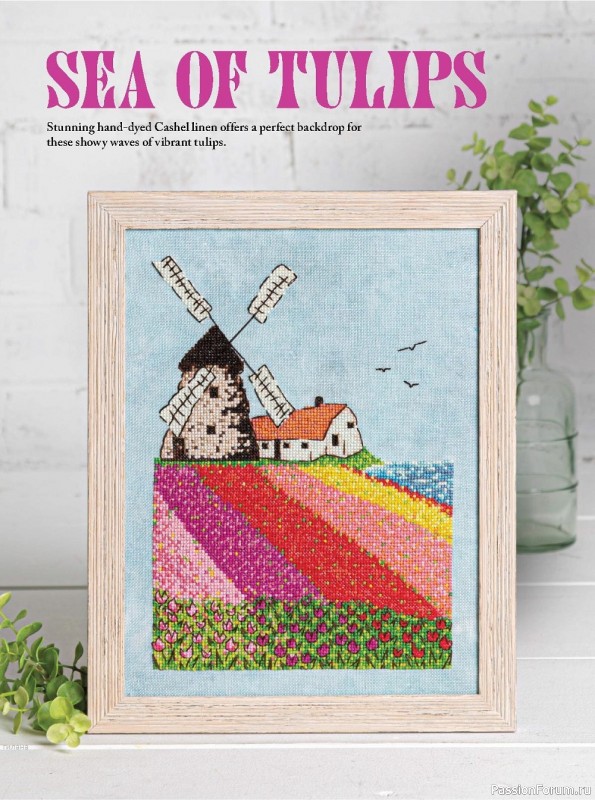 Коллекция вышивки в журнале «Just CrossStitch Vol.41 №2 2023»