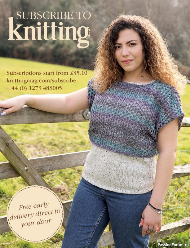 Вязаные модели спицами в журнале «Knitting №231 2022»