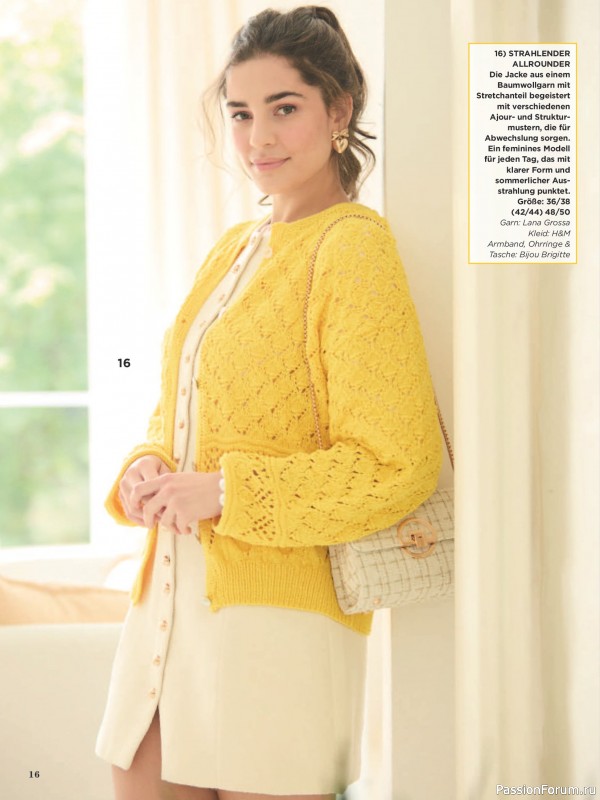 Вязаные модели в журнале &laquo;Sabrina №4 2026 German&raquo;