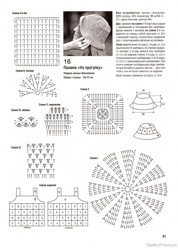 Вязаные модели в журнале «Вяжем крючком №7 2022»