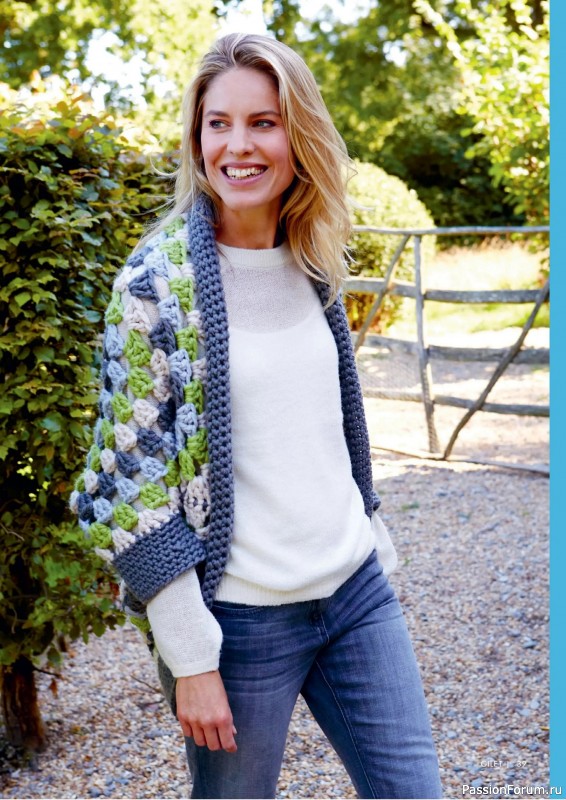 Вязаные проекты крючком в журнале «Crochet Granny Squares - 1st Edition 2025»