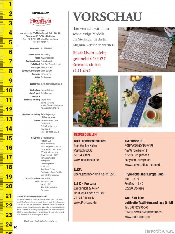 Вязаные проекты крючком в журнале «Freude am Handarbeiten Sonderheft №6 2026»