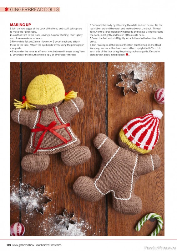 Вязаные проекты крючком в журнале «Simply Knitting - Your Knitted Christmas - 2025»