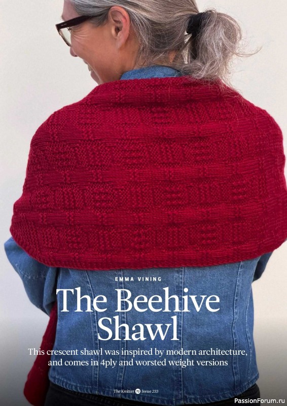 Вязаные проекты спицами в журнале «The Knitter №232 2026»