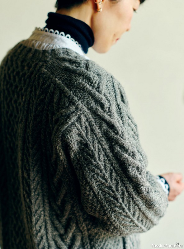 Вязаные проекты в книге «Aran knits for a lifetime»