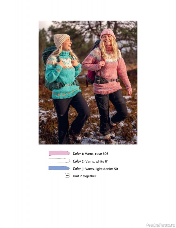 Вязаные проекты в книге «Happy Nordic Knits»